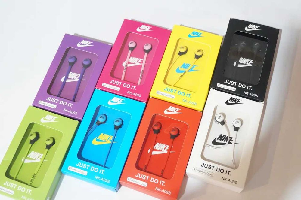 Вакуумные наушники Nike - Just Do It NK-A09S новые в упаковке