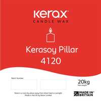 Соєвий віск для колонних та формових свічок Kerax Kerasoy Pillar 4120