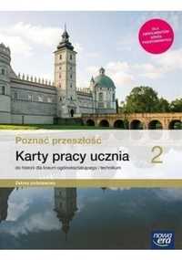 Karty pracy ucznia Poznać przeszłość  do klasy 2, zakres podstawowy