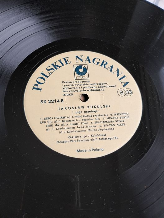 Płyta winylowa Jarosław Kukulski NM