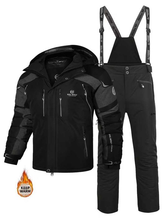 Мужской, зимний термо костюм, для лыж, для рыбалки 52 -56 размер XXXL