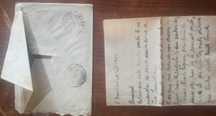 Cartas antigas manuscritas