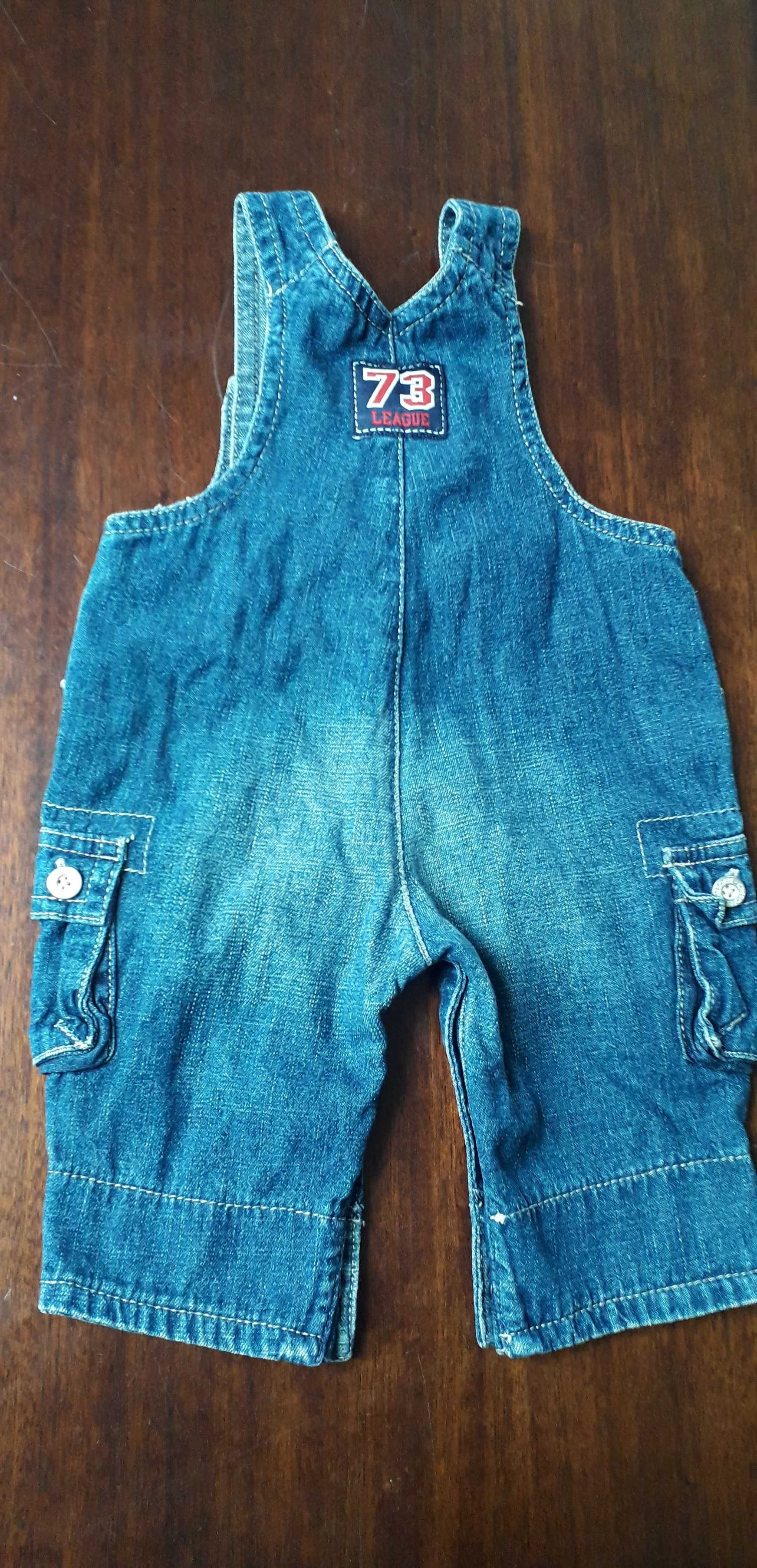 Komplet koszula + spodnie ogrodniczki jeans Cherokee 56