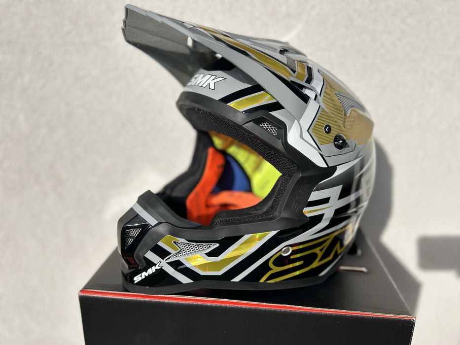 Kask motocyklowy cross HULAJNOGA quad SMK ALLTERRA rozmiar M 57cm