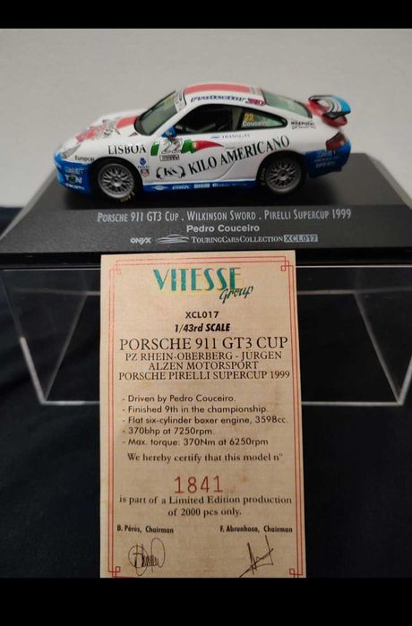 1:43 Onyx - Porsche 911 GT3 CUP Pedro Couceiro