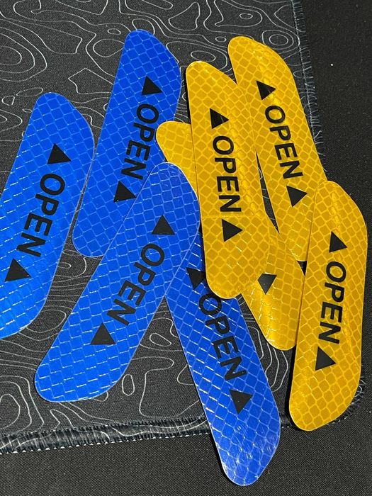 Світловідбиваючі наліпки 4 шт. Світловідбивні наклейки 4 шт.