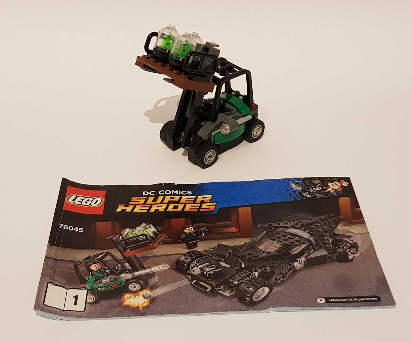 LEGO 76045 Super Heroes Batman Lexcorp-pojazd wózek widłowy