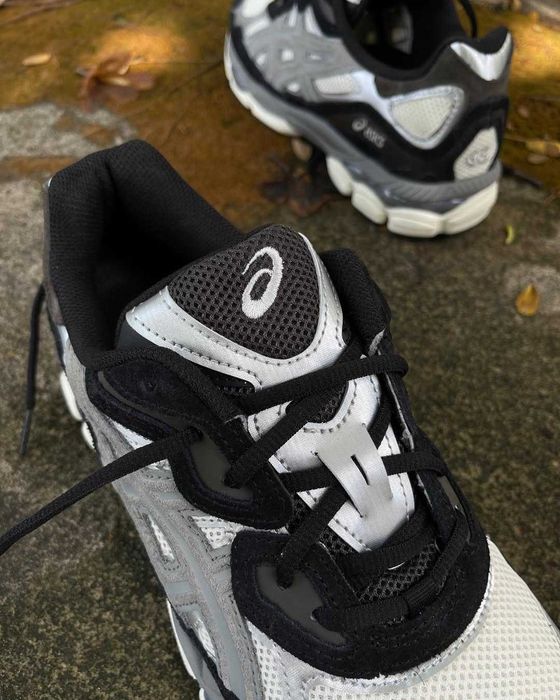 Кроссовки Женские Asics Gel-NYC Black Ivory Grey/Кросівки Жіночі Асікc