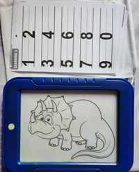 Magic Pad, Детский планшет для рисования. Рисование с помощью трафарет