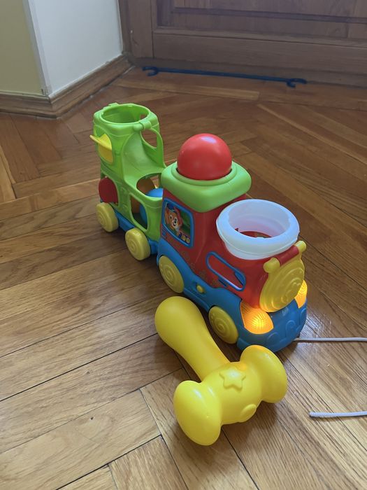 Паровоз Winfun каталка музична