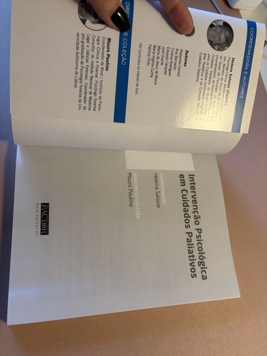 Livro: Intervenção Psicológica em Cuidados Paliativos