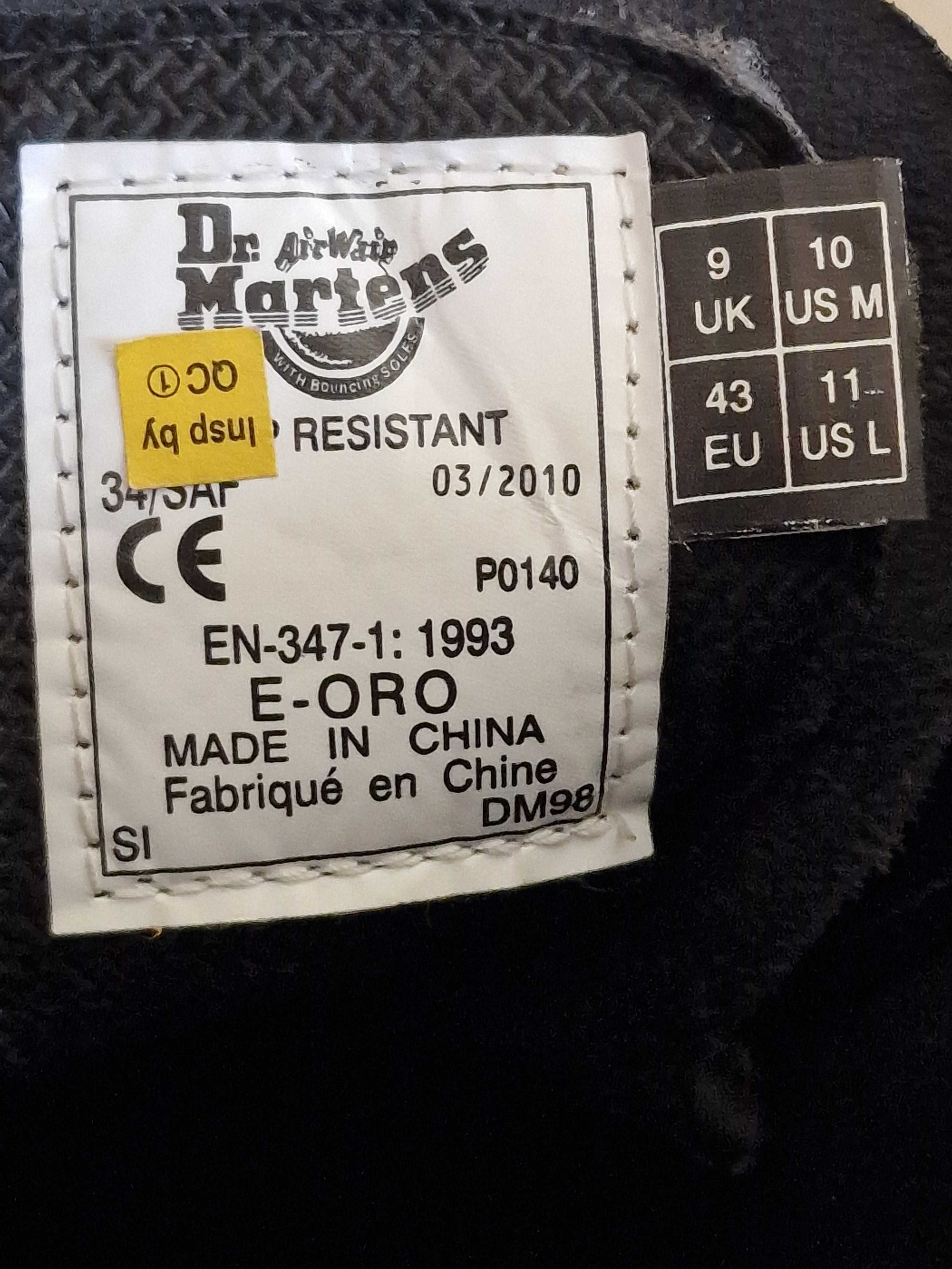 Ботинки Dr Martens Industrial Royal Mail оригинал размер 43