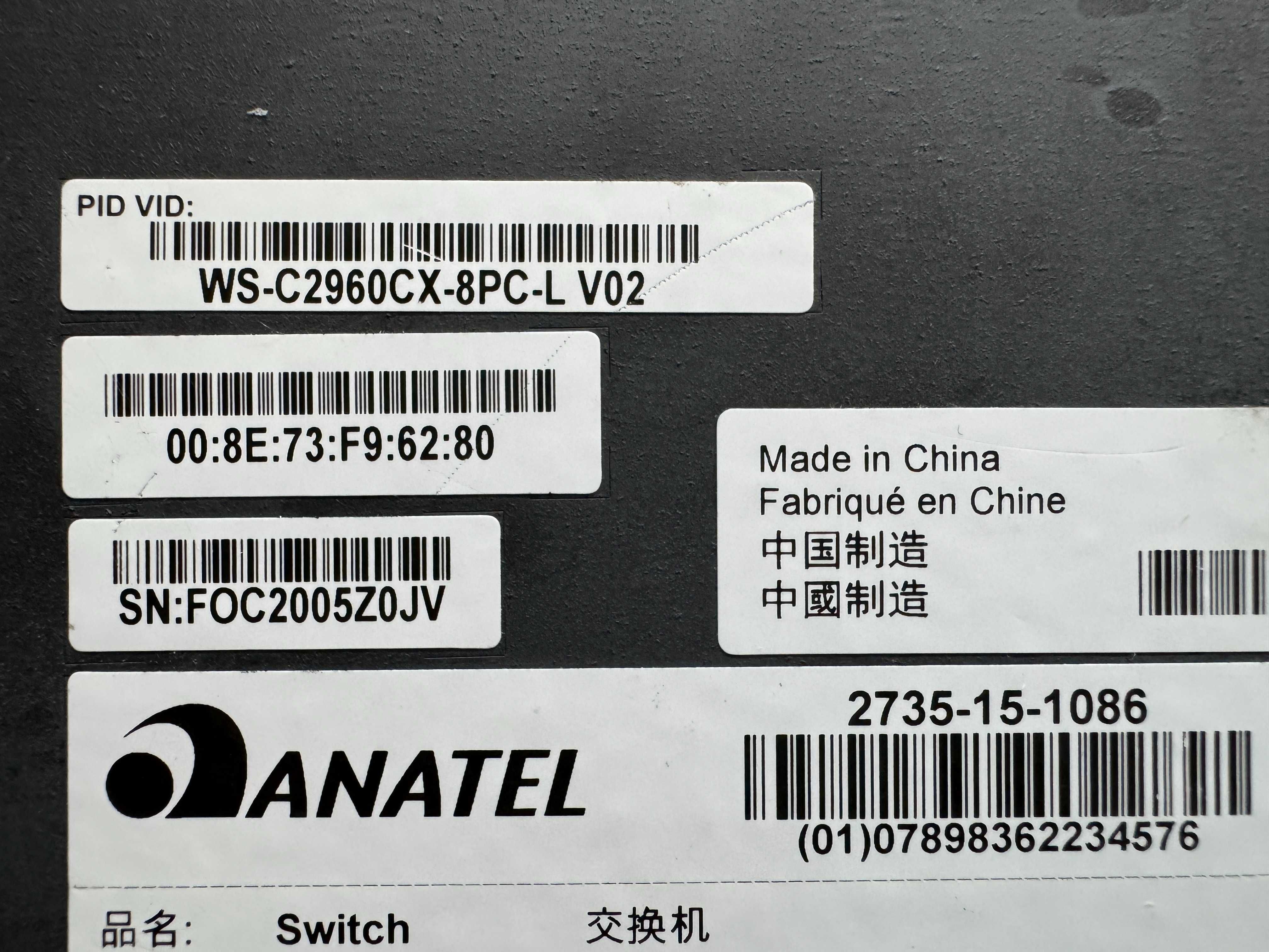 Коммутатор Cisco Catalyst С2960CX-8PC-L/ 8x1GE, PoE+ (безнал/гарантия)