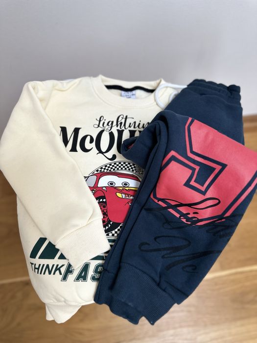 Костюм Тачки МакКвін. Теплий спортивний костюм. Блискавка Маквін. Zara