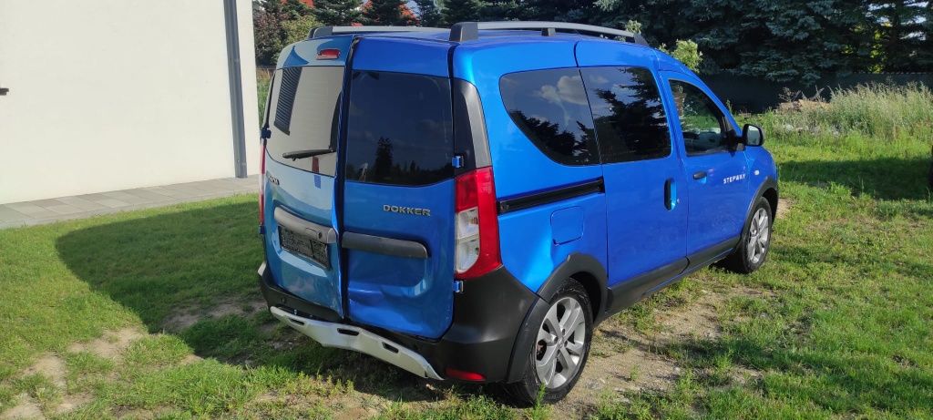 Dacia dokker stepway 1.5dci 5 osobowy full opcja navi klima
