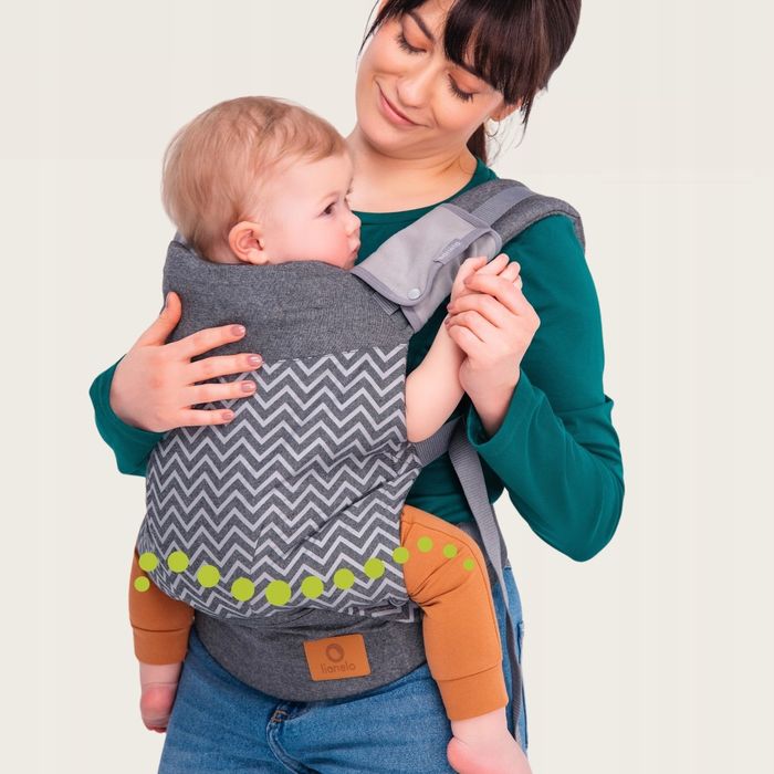 Nosidełko ERGONOMICZNE nosidło 20kg dla dziecka CERTYFIKAT Lionelo Mar