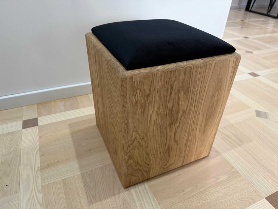 Pufa drewniana stołek taboret krzesło ławka dąb natural stolik kawowy