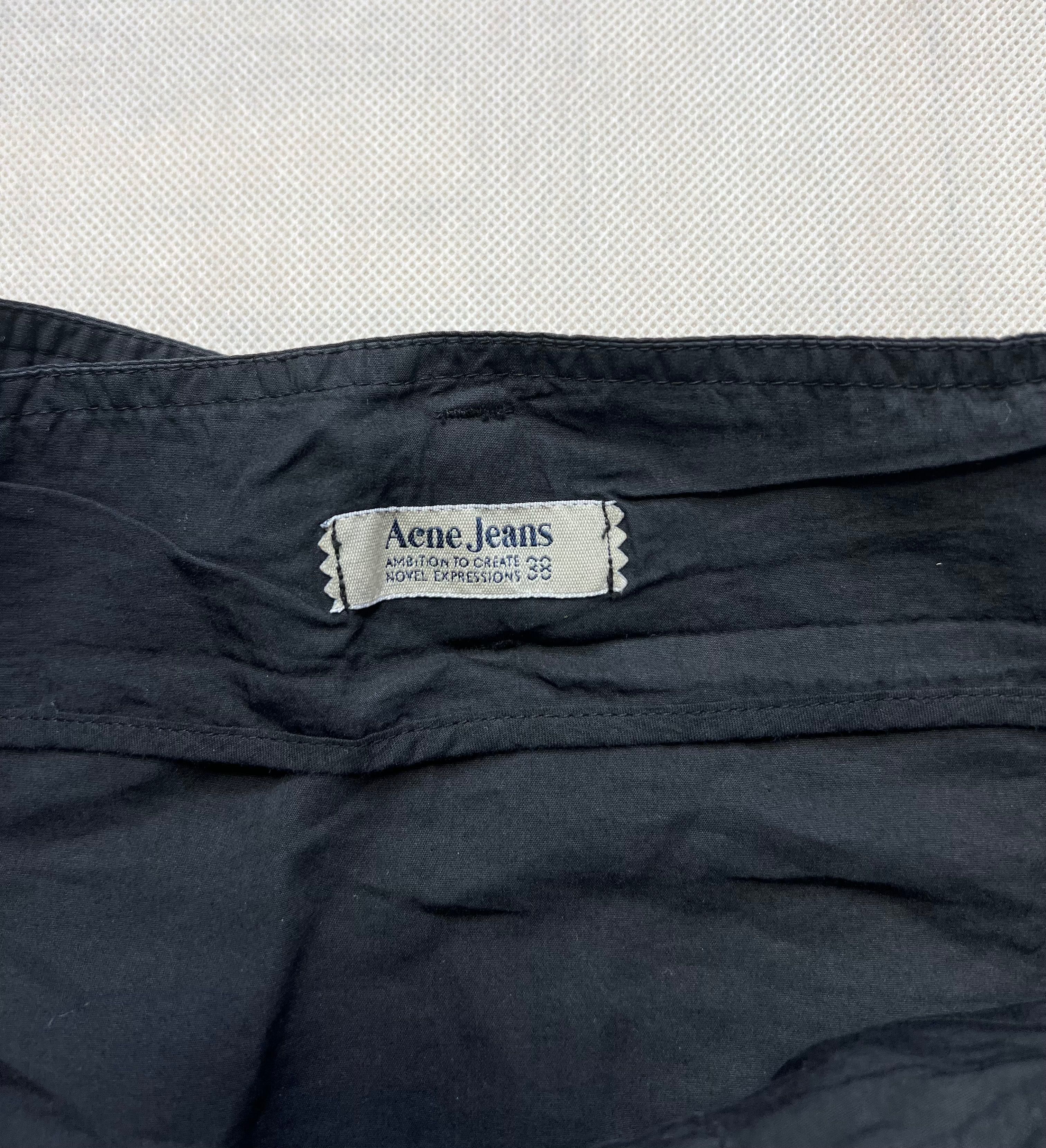 Spódniczka Acne Jeans black y2k