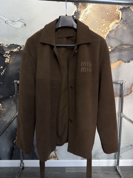 Піджак куртка замш міу