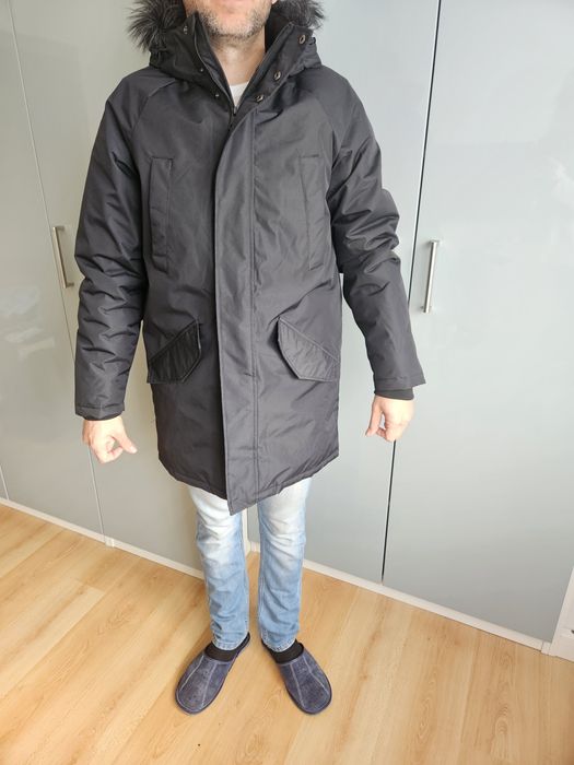 Kurtka zimowa męska długa S M