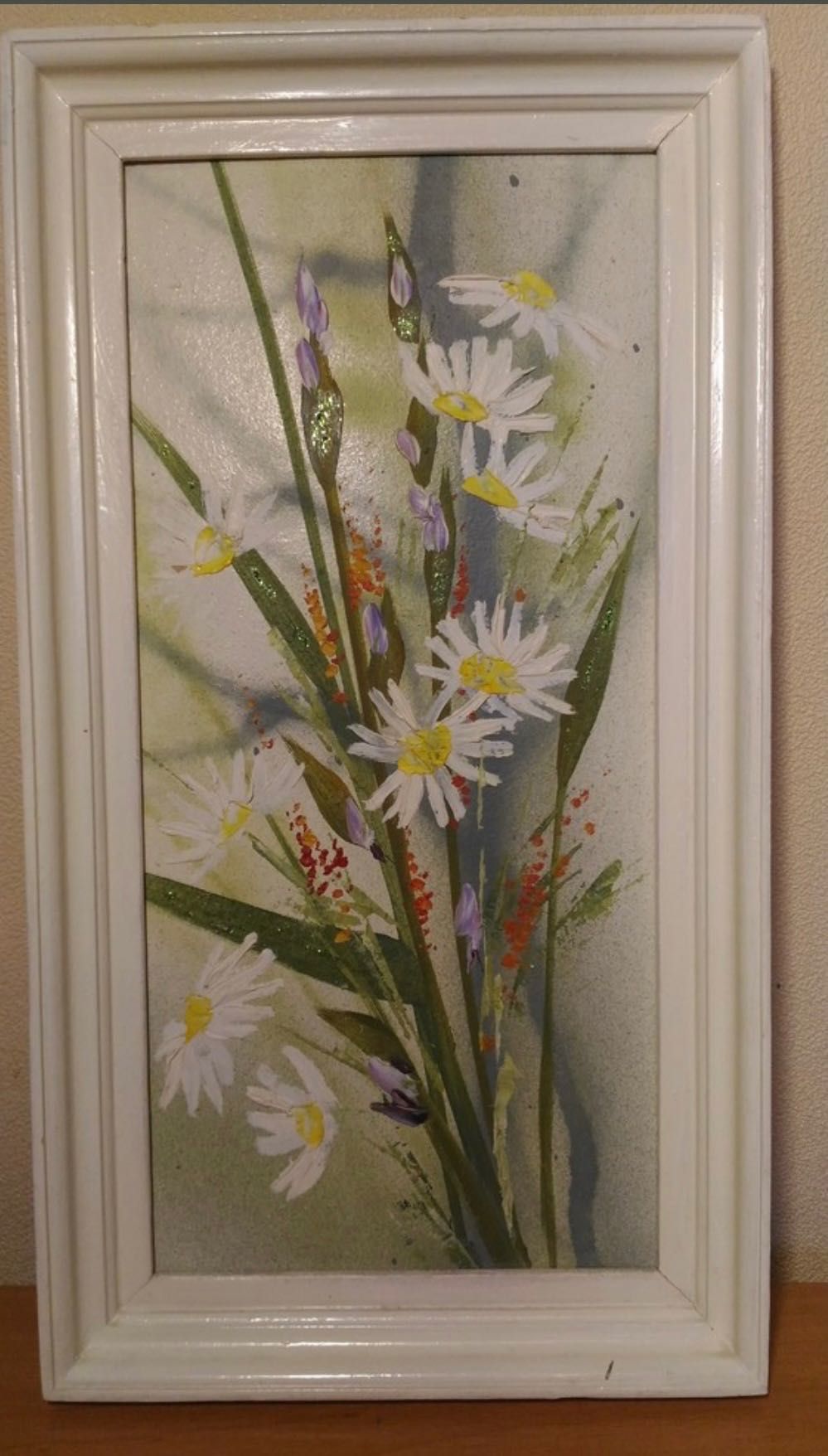 Картина Полевые цветы масло мастихин