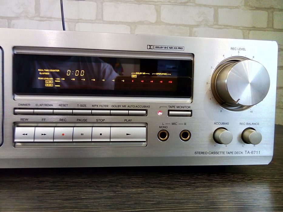 Onkyo Integra TA-6711 Stereo Cassette Tape Deck 1996-2000