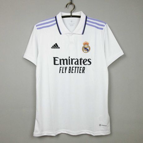 Real Madryt 22/23 Koszulka Piłkarska Adidas (XS-XXL) [NADRUK]