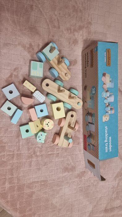 Дерев'яний  Поїзд конструктор