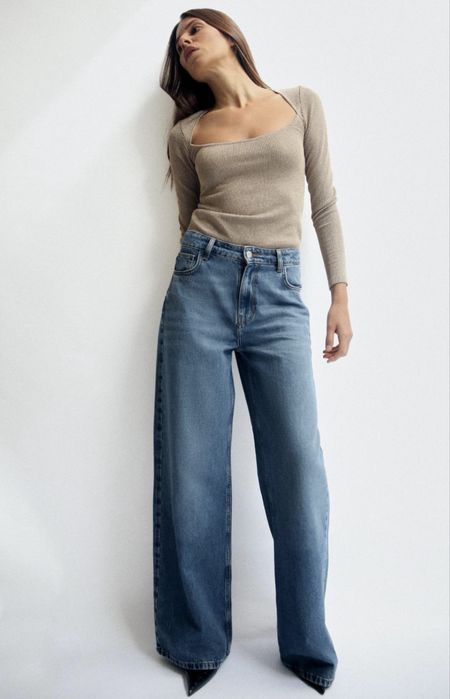 Джинси Zara Wide Leg 36р
