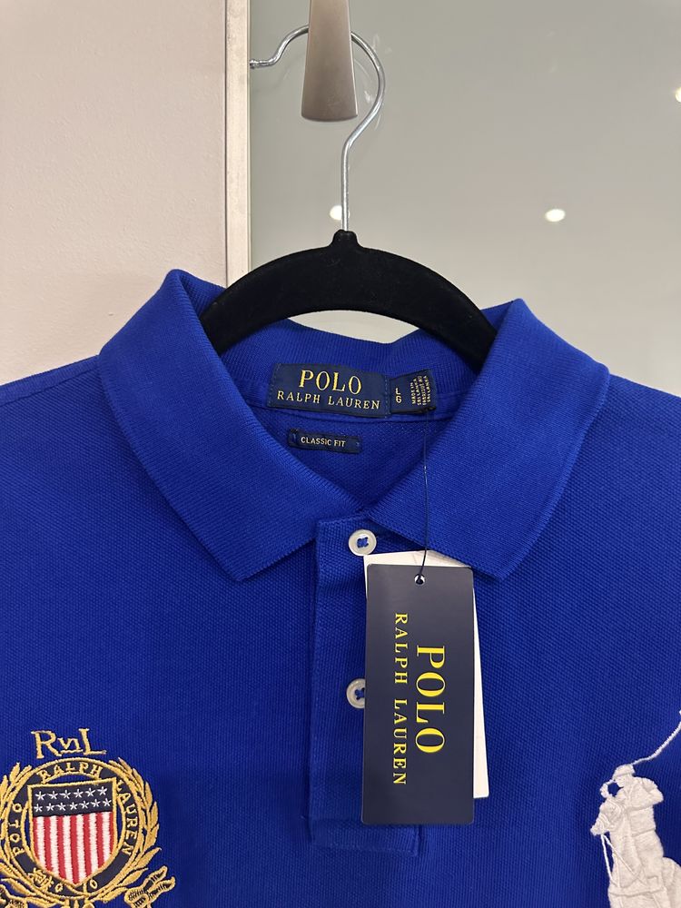 Polo ralph Lauren , размер L , идет на XL