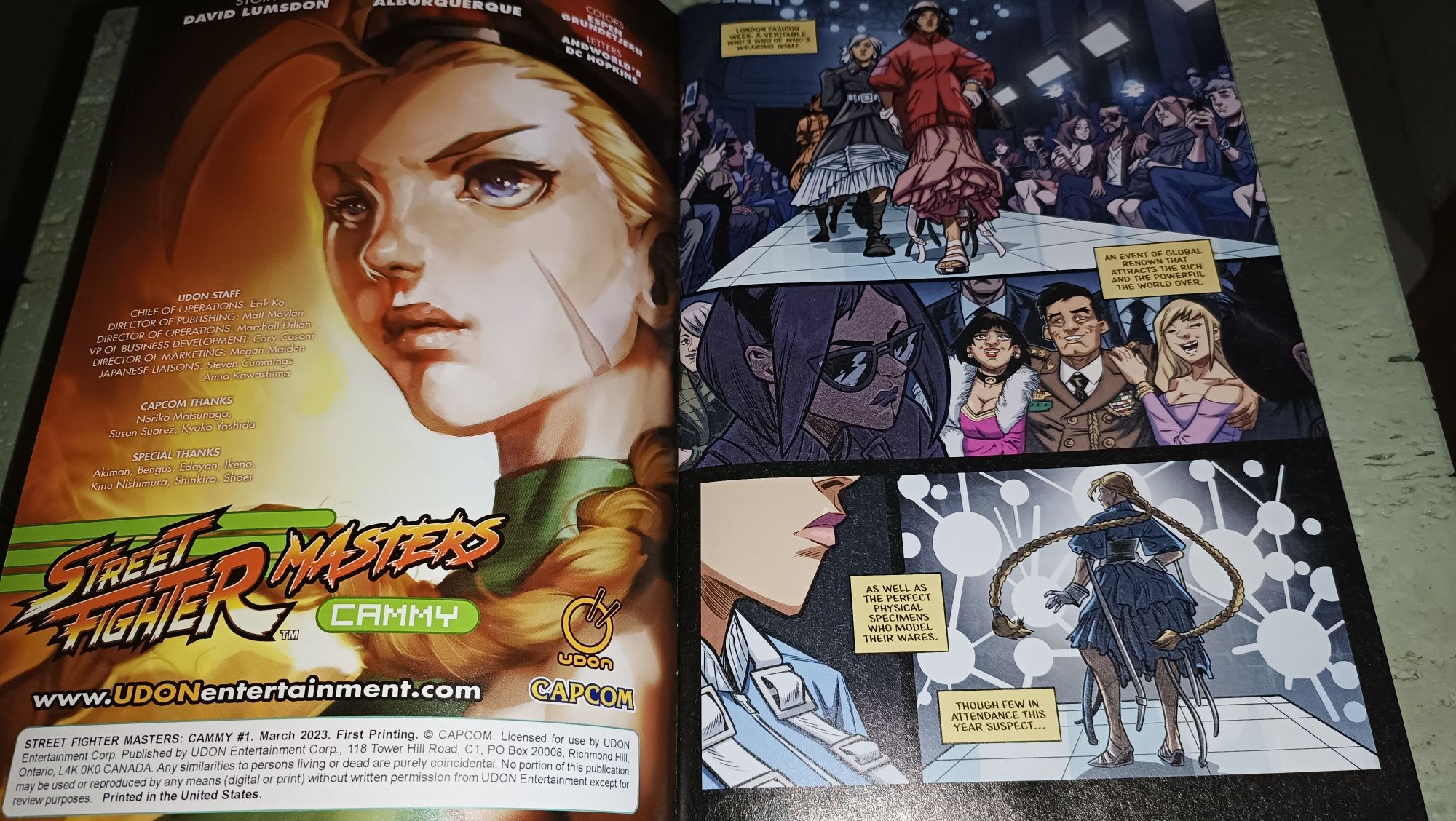 Revista street Fighter masters número 1