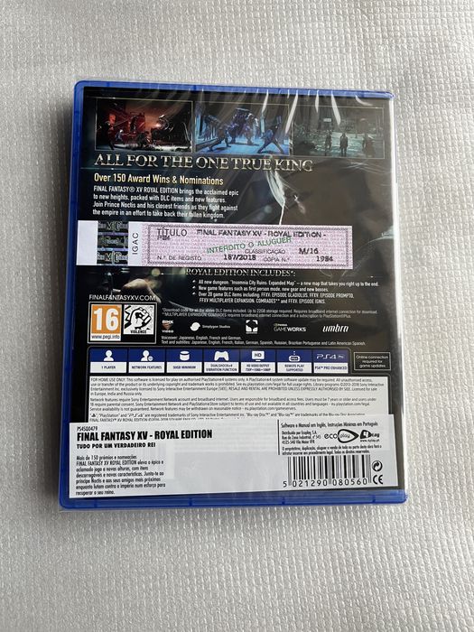 Final Fantasy XV Royal Edition selado PS4