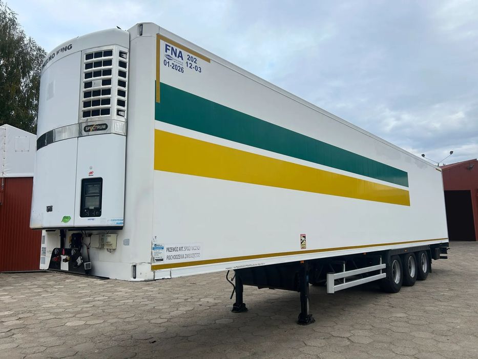 Lamberet LVF S3F THERMO KING SL / GRUBA ŚCIANA 7 CM / OŚ PODNOSZONA / 2007 ROK / 2 SZTUKI LAMBERET !!  Drukarka / Przepracowane TYLKO 5361 motogodzin / Hamulce tarczowe