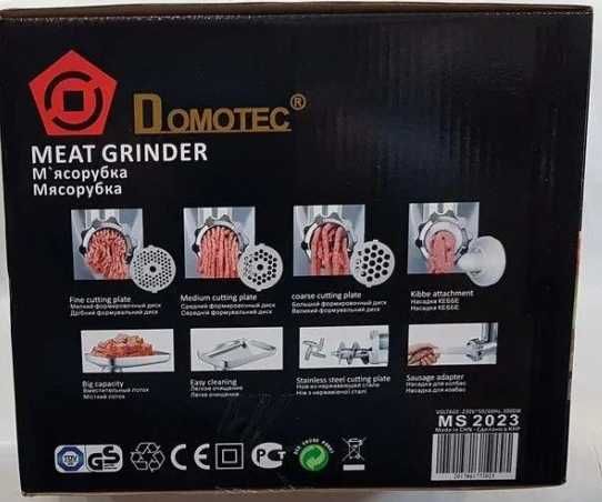М'ясорубка із соковижималкою 3000Вт Domotec