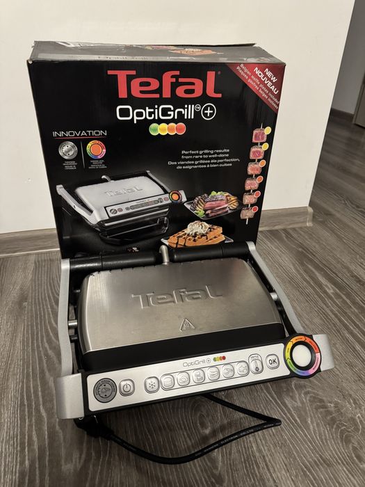 Tefal Optigrill + płyty do gofrów