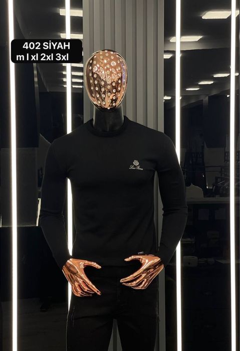 Чоловічий джемпере реглан тонкий світер billionaire loro piana