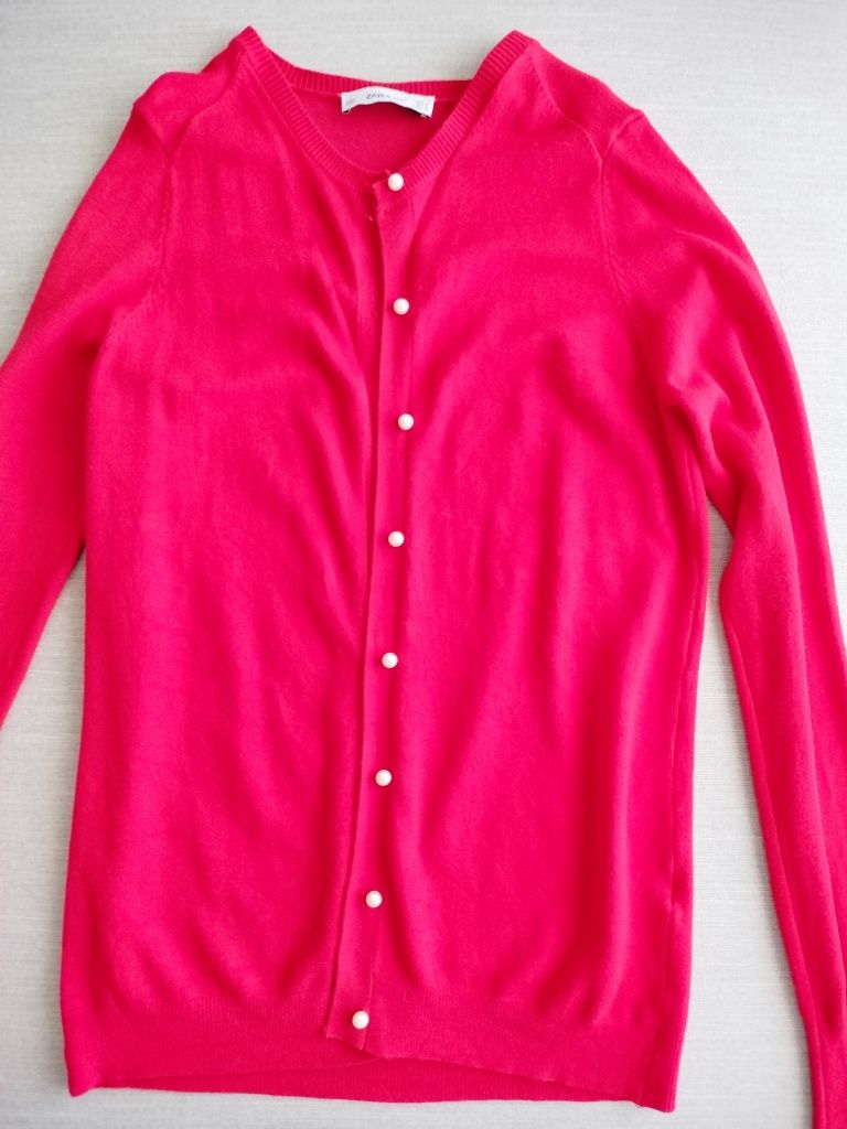 Casaco de malha vermelho Zara S/M/ Estado Novo(com portes)