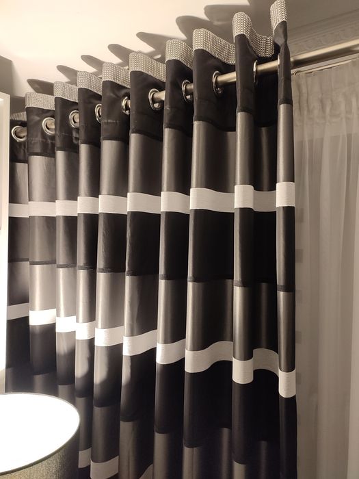 Zasłona pasy szeroka Glamour OKAZJA