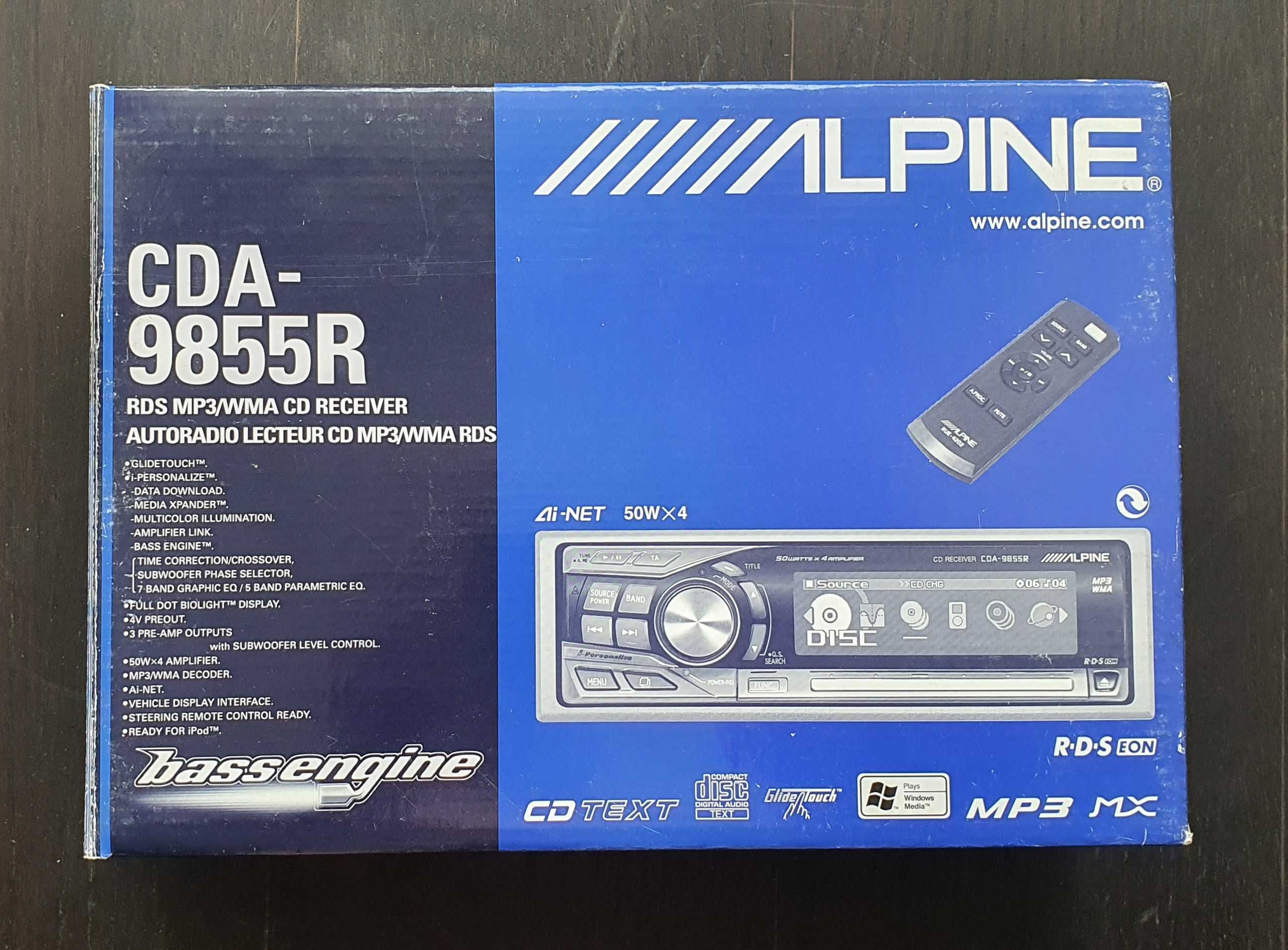 автомагнитола ALPINE CDA-9855R