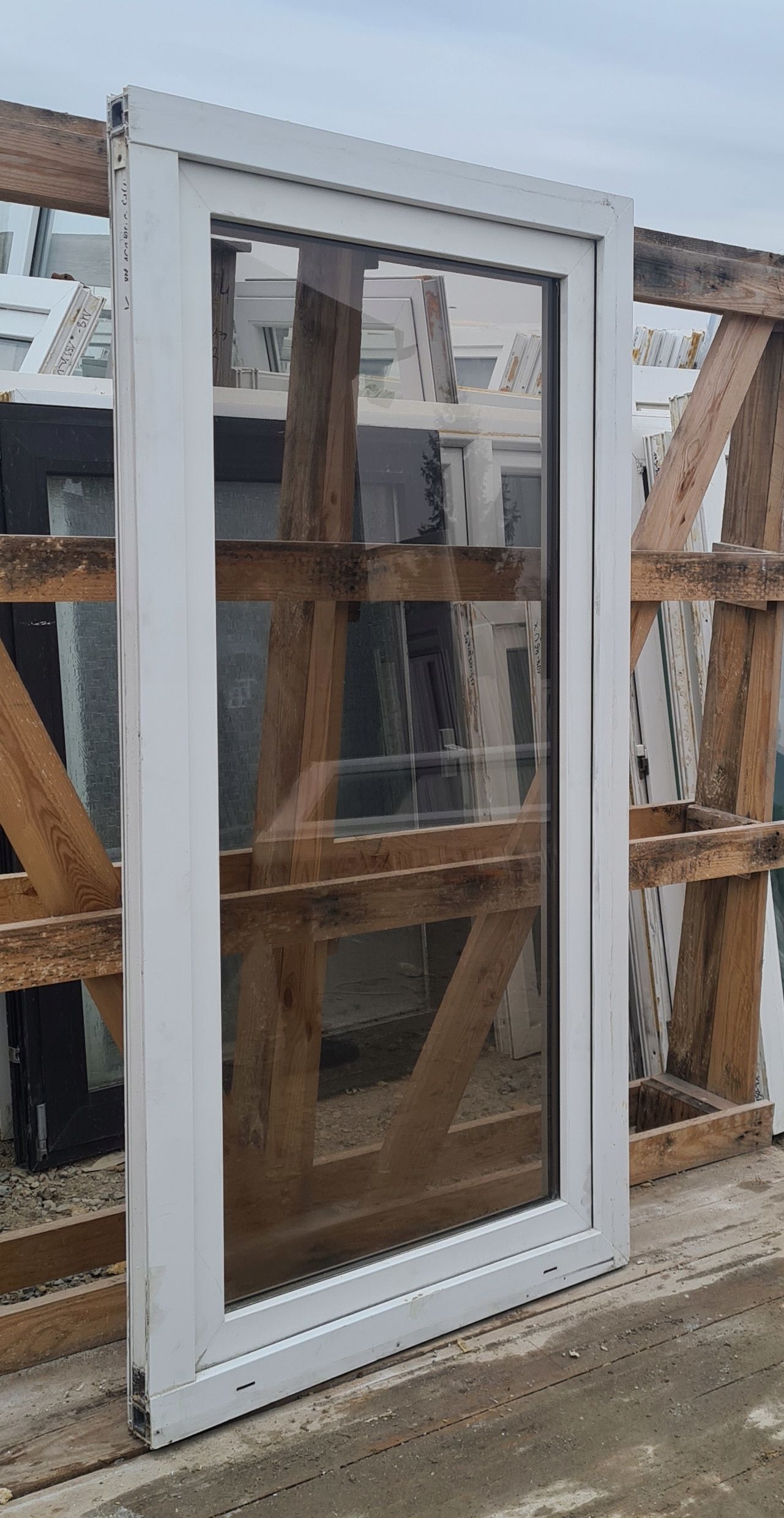 OKNA Używane 87x160 OKNO KacprzaK Plastikowe PCV Lider Okna OLX