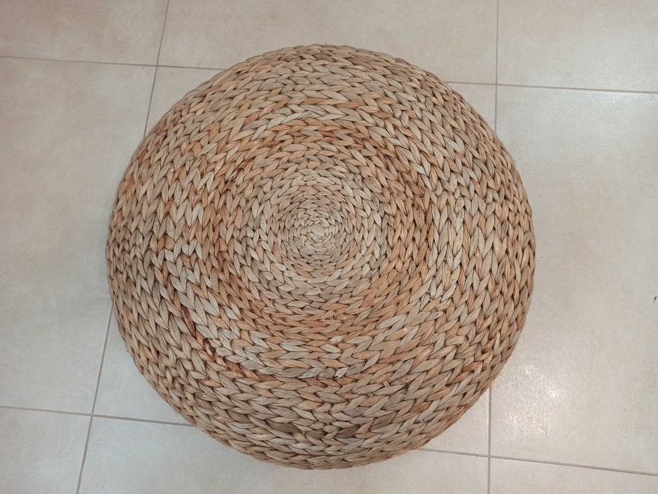 Pufa Ikea włókno bananowca Alseda