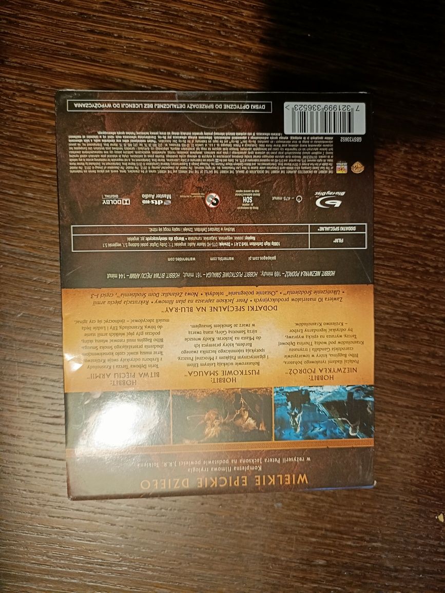 Zestaw Hobbit Trylogia płyta Blu-ray