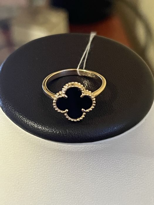 Комплект в стилі Ван Кліф Van Cleef Каблучка чотирилистник Підвіска