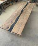 Stół Dębowy 300 cm Rustic Jadalnia Industrialny 12 osób Loft Metal