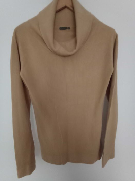 Luźny golf sweter greenpoint długi