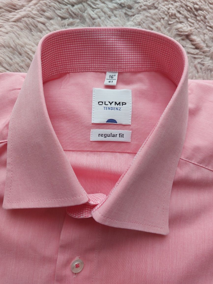 Koszula męska różowa Olymp 41