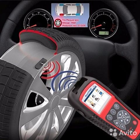 Диагностика и программирование датчиков давления в шинах системы TPMS