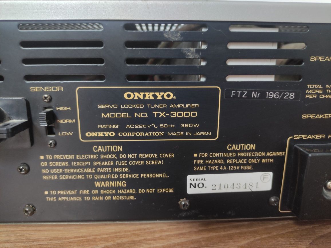 Amplituner Onkyo tx-3000