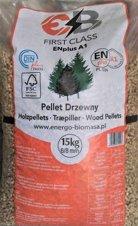 Pellet drzewny 6MM EB  premium a2 a1