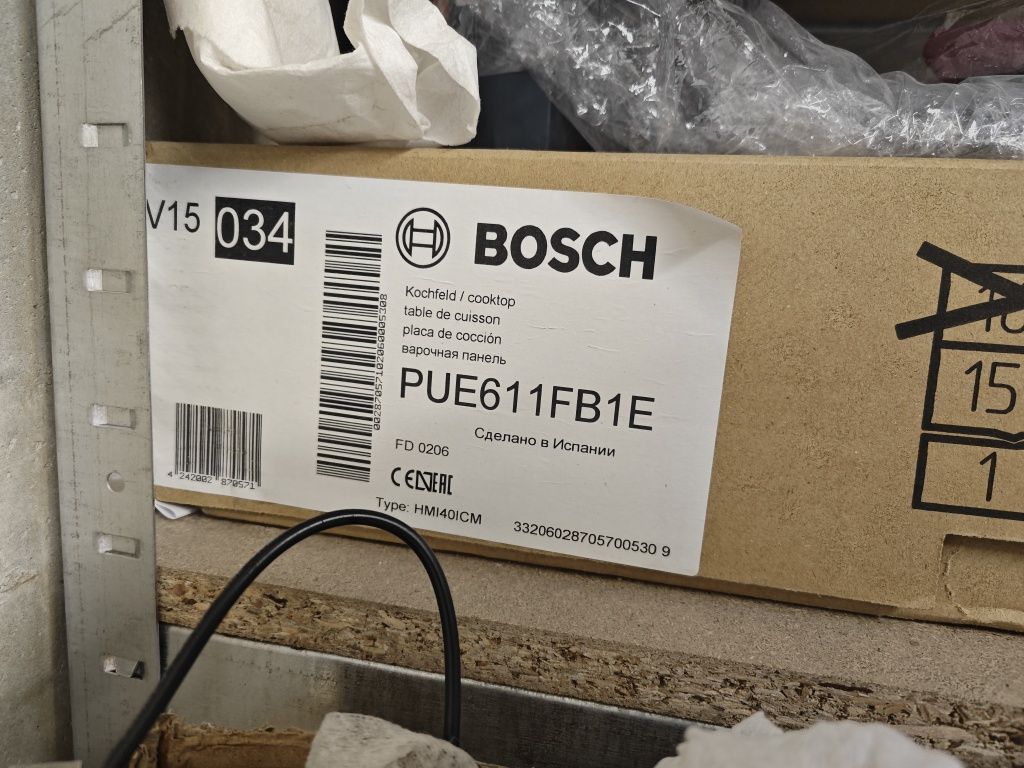 Індукційна плита Bosch PUe611FB1E